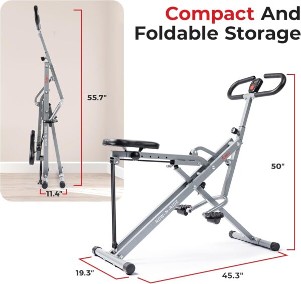 Sunny Health & Fitness Row-N-Ride